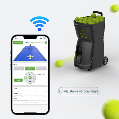2025 كرة التنس المهنية الجديدة وآلة رمي الكرة في الهواء الطلق APP التحكم في كرة التنس كرة رمي الكرة