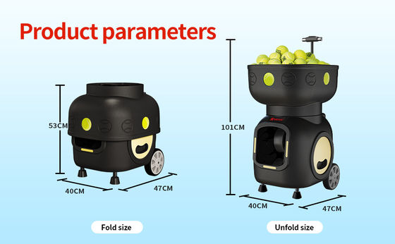 SIBOASI T5 APP Control كرة آلة التنس المصغرة للدرب