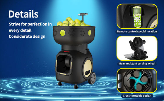 SIBOASI T5 APP Control كرة آلة التنس المصغرة للدرب