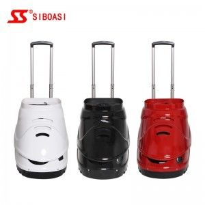 S4015 آلة تغذية التنس مع شاشة LCD مقسم كرة مزدوج